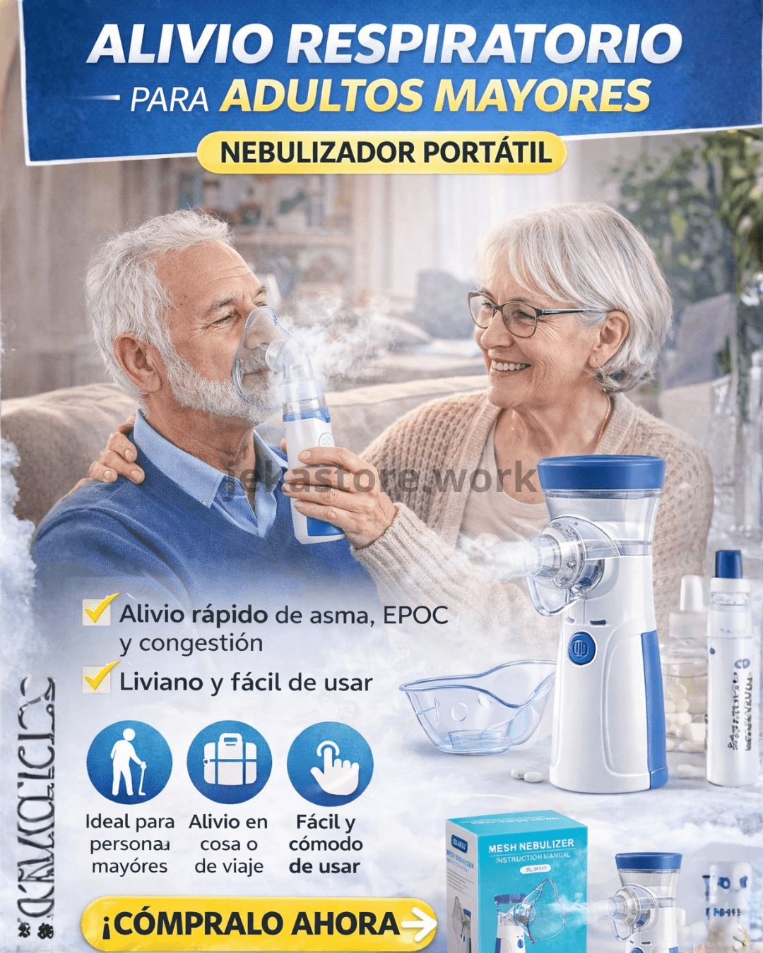 Nebulizador Para Ninos Y Adultos